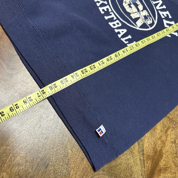 Vintage 80s 90s Russel Bucknell Basketball Crewneck Sweatshirt V Stitch XL USA - Picture 10 of 10